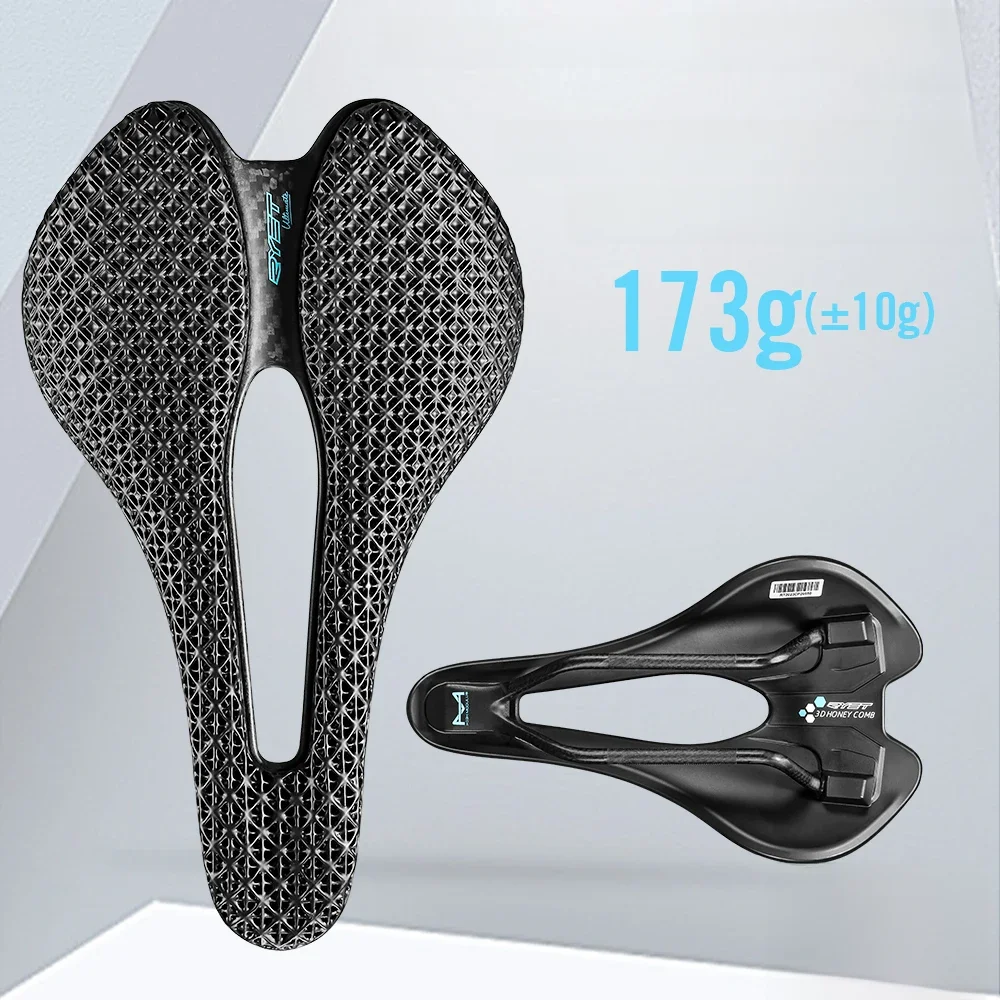 AliExpress RYET Carbon 3D Printed Bicycle Saddle EVA saddle Super Light Bike Seating Cushion for MTB Gravel