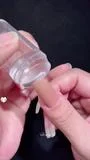 Carimbo de Unha Transparente com Ponta de Silicone  Selo de Gel  Selo para Unhas