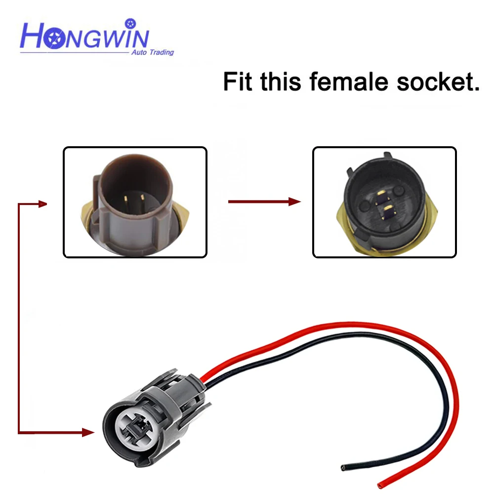 IAT Inlet Air Temperature Fan Knock Sensor Plug Connector Harness For Honda Integra Accord Civic Fit 37870PKJ2015 37760-P00-003