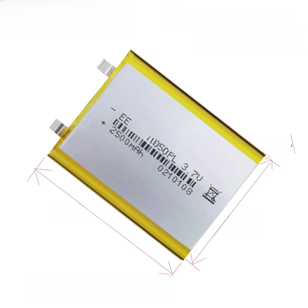 1-10pcs batteries 3.7V 2500mAh Li-Po Battery 104050 Lithium Polymer Battery li ion Lipo cells For GPS MP3 MP4 Driving Recorder