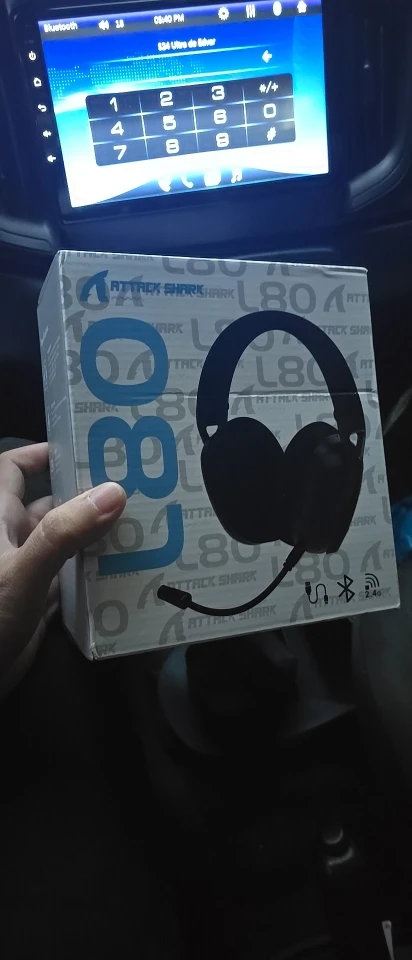 ATTACK SHARK L80 Ultra-Light Tri-Mode Gaming Headset Lightweight Wireless Gaming Headset for PC/PS4/PS5/Switch/Xbox photo review