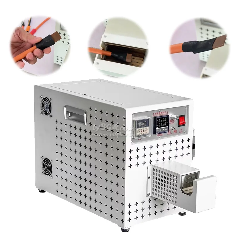 

2KW Electric Heat Shrink Tube Baking Machine Heat Shrink 0-40mm Length 0-80mm for Electronic New Energy Wiring Harness