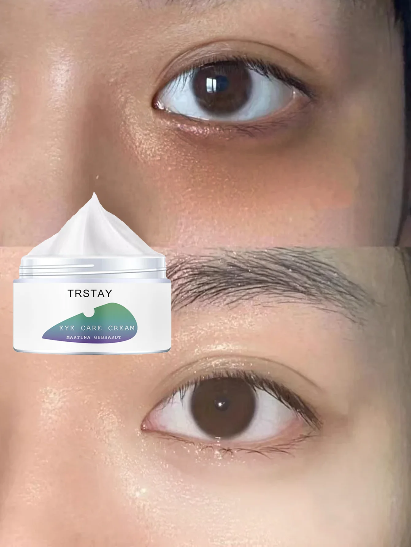 Moisturizing Eye Cream for Dark Circles and Puffiness Fade Away Vanish Lightly Penetrates Repelling Dullness Brightening Eyes wi - Image 6