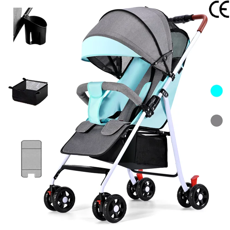 Light Baby Stroller, Ultra Compact & Airplane-Friendly Travel Stroller, One-handing folk Stroller for Toddler