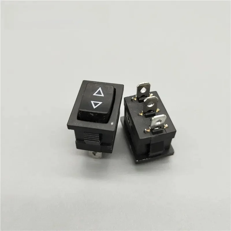5 sztuk KCD1 15*21mm 3pin przełącznik kołyskowy wyłącznik zasilania 10A/125V strzałka samoresetowanie/chwilowy przełącznik wciskany — zdjęcie 2