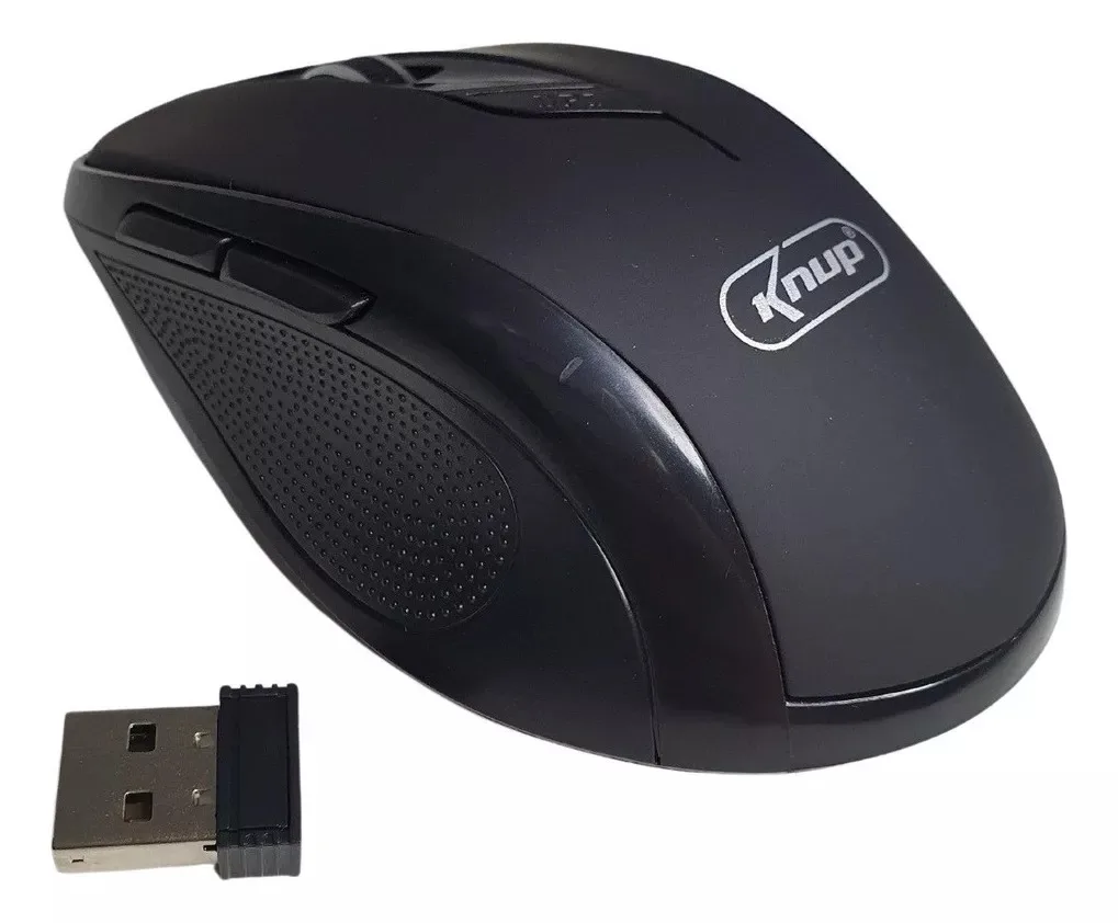KP-MU401 Wireless Mouse: 1600 DPI, with 6 Programmable Buttons, 2GHz RF Technology and 4GHz for Stable and Precision Connection