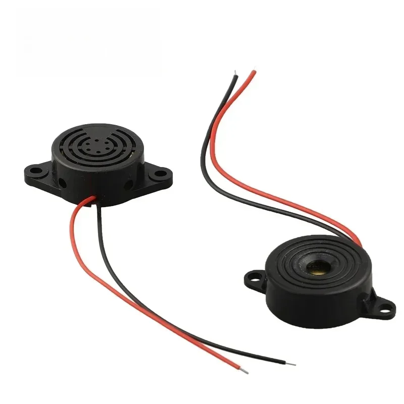 Sirène d'alarme DC 3-24V 85/100dB, klaxon de Signal sonore avec bip LED, klaxon d'air pour alarme de voiture, sonnerie, 2 buzzer piézo filaire