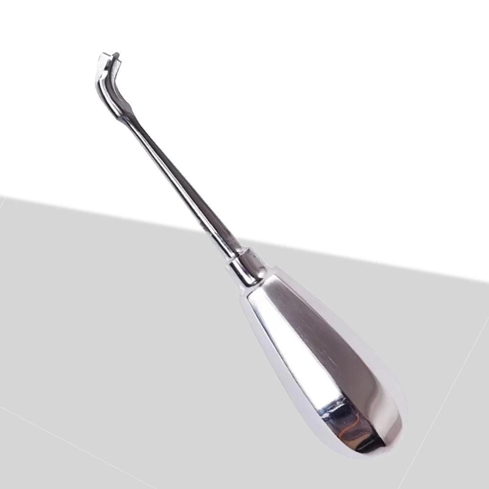 

Dental Cross Broken Crown Remover 1PCS Non-Slip Metal Handle Root Elevator & Crown Spreader Drill Tool