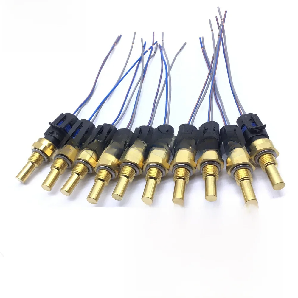 Sensor de temperatura do líquido refrigerante do motor e conector Pigtail, Buick Chevrolet Pontiac