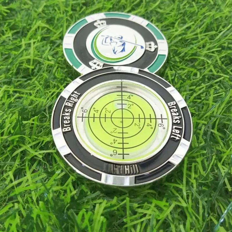 Miernik nachylenia golfowego Marker do piłek golfowych Poziomica Precyzyjne narzędzia golfowe Niwelator do architektury ogrodniczej Akcesoria golfowe — zdjęcie 2