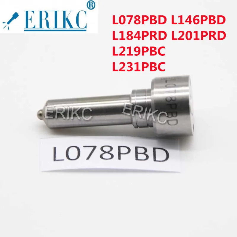 ERIKC L078PBD L146PBD L184PRD L201PRD L219PBC L231PBC Automatic Diesel Fuel Nozzle FOR Delphi Injector