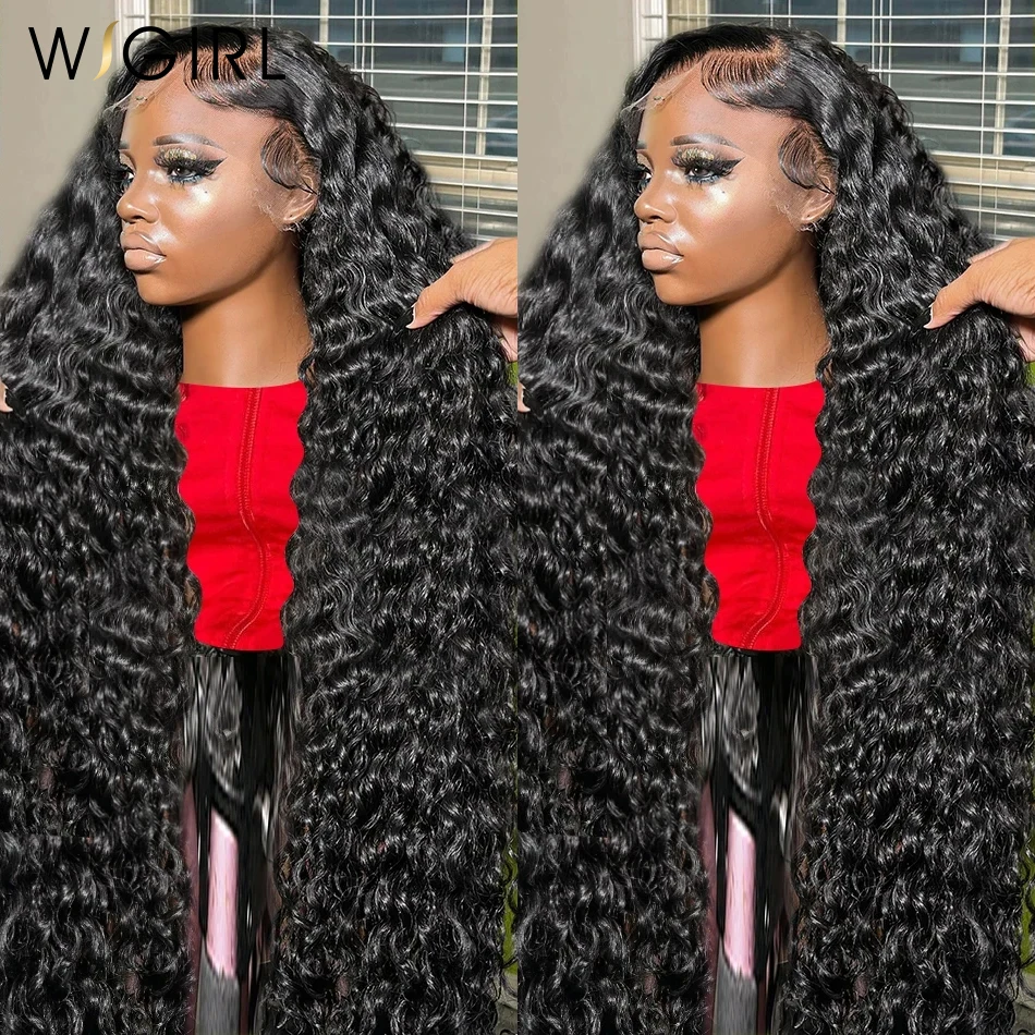 250% Loose Deep Wave 13x6 HD Lace Frontal Wig Brazilian 30 32 Inch Curly Water Wave Lace Front Wigs 5x5 Glueless Wigs For Women