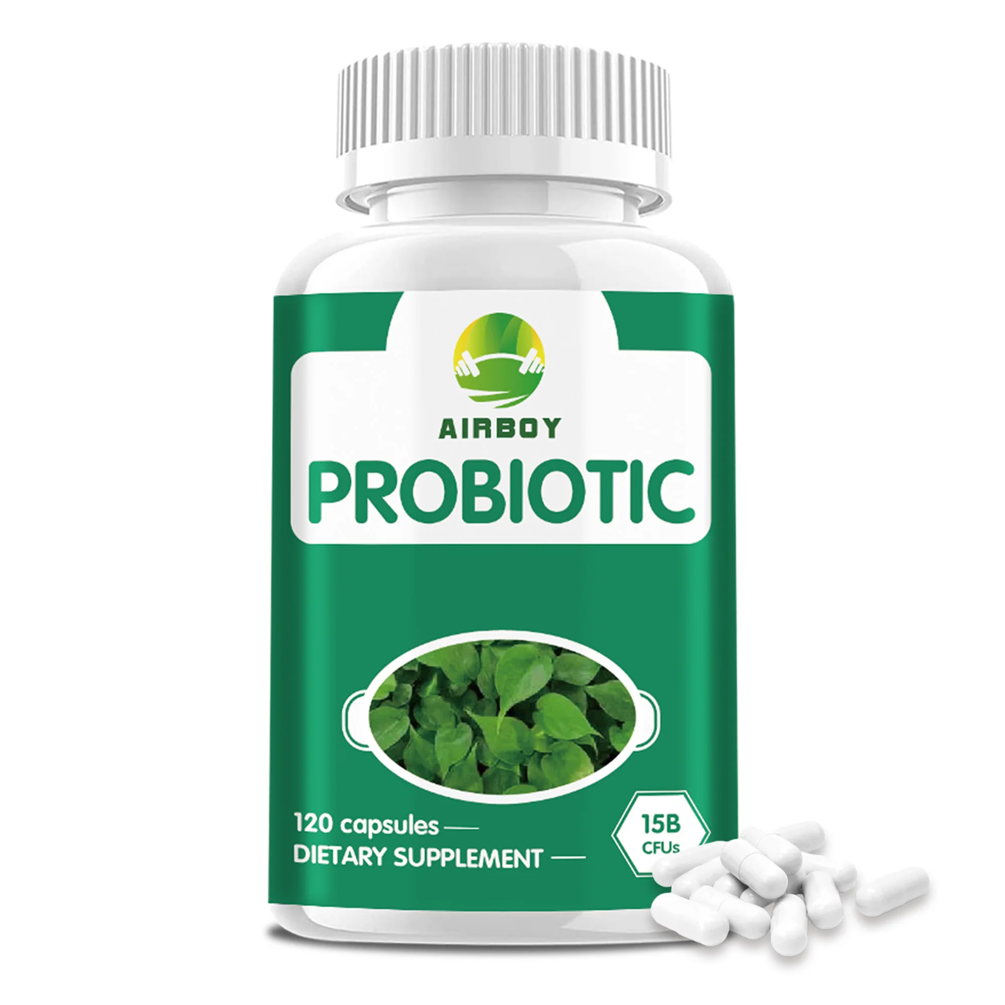 Probiotics Capsules - Supports Digestion & Gut Health, Bloating Relief, Weight Management - 120 Capsules