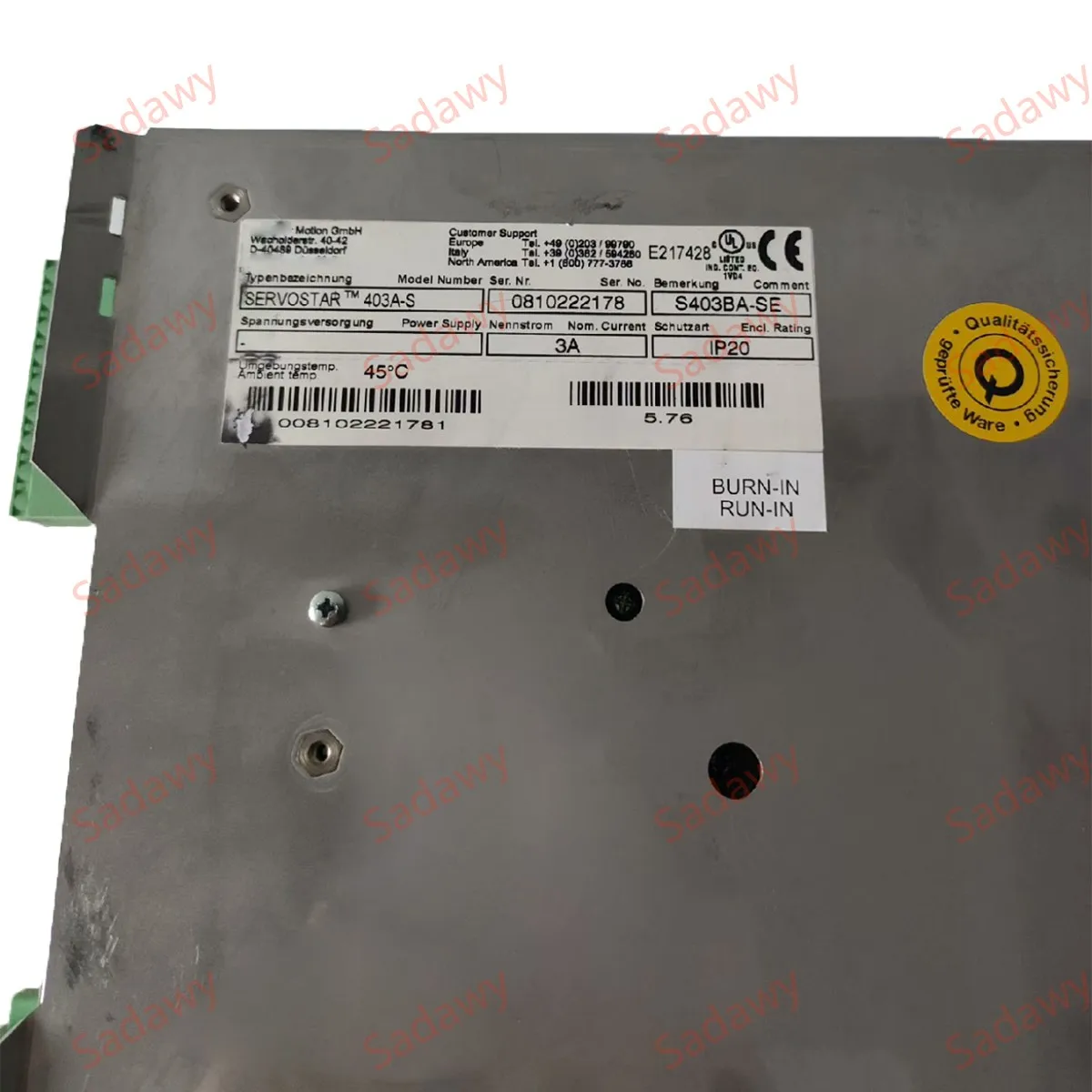 Koll-morgen New original Servostar 403A-S S403BA-SE Servo Driver with warranty