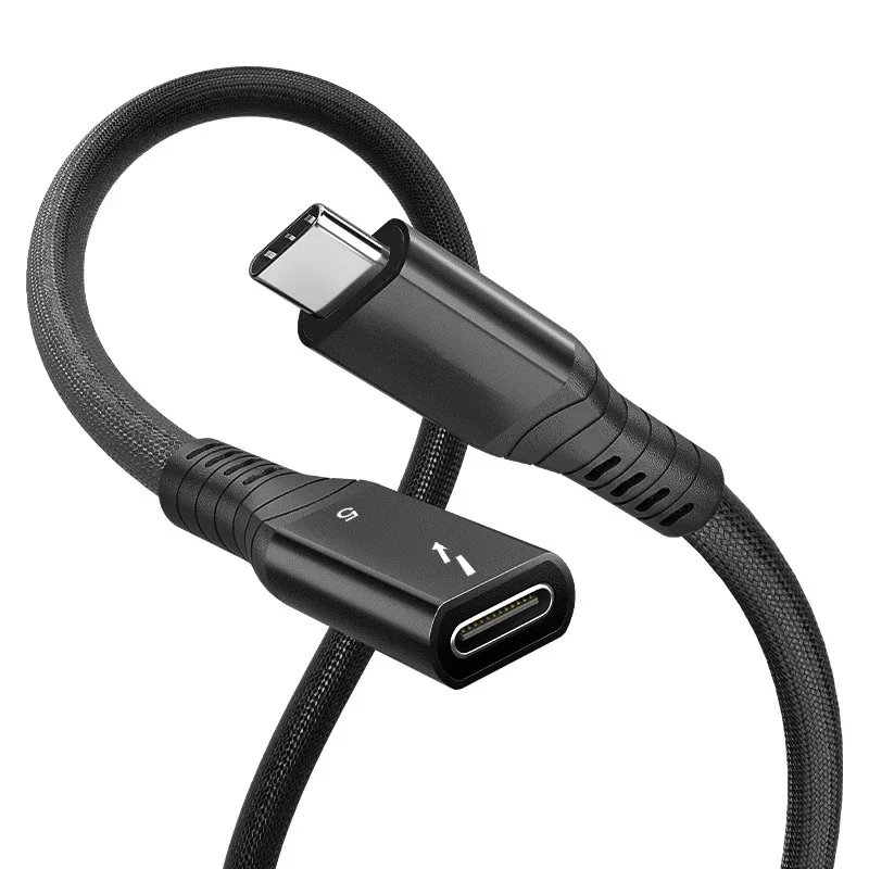 Przedłużacz Thunderbolt 5 240W, 120 Gbps, kabel przedłużający obraz 16K/8K, kompatybilny z TB4/USB4/3.2 do laptopa/monitora/PC — zdjęcie produktu 7