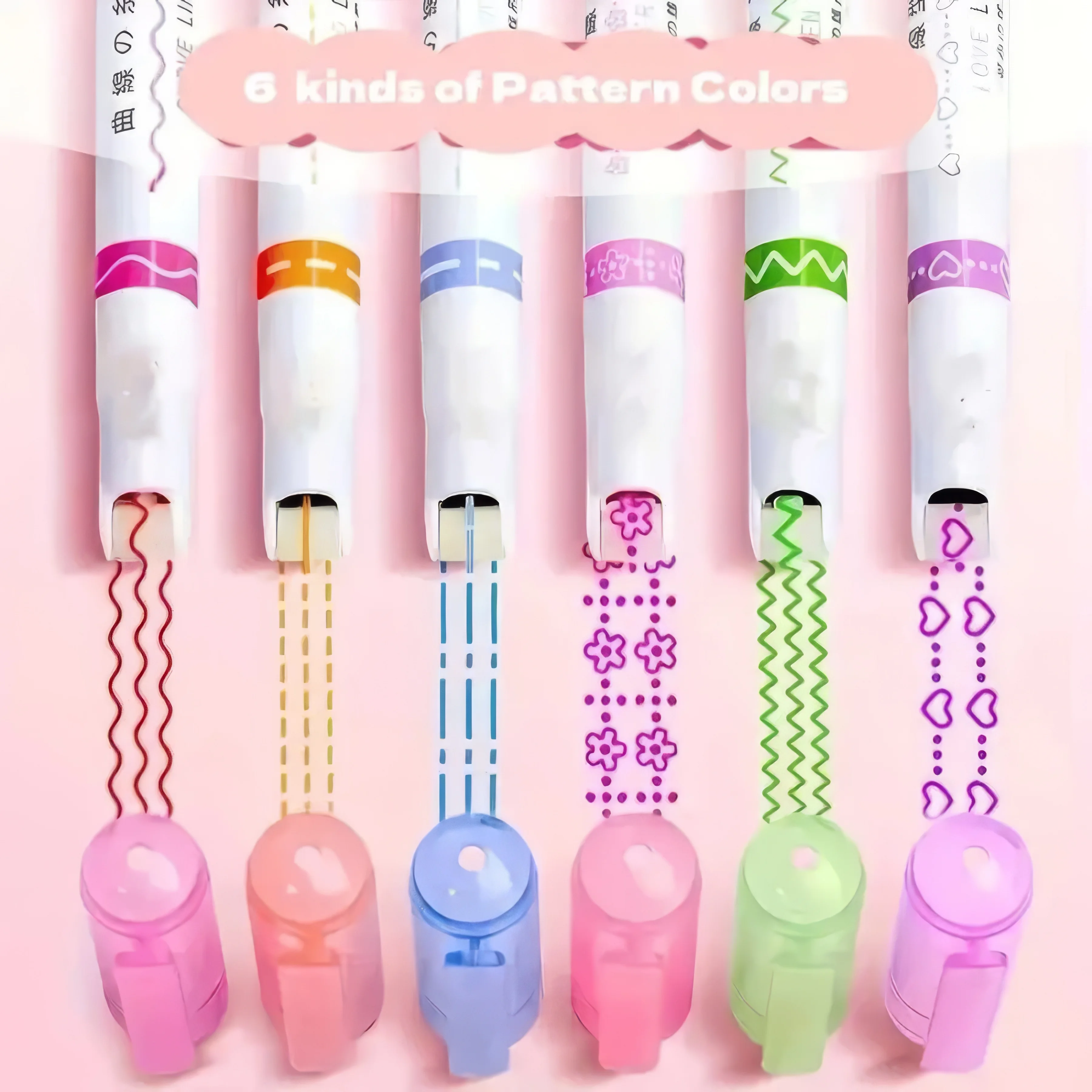 Professional 6-Pack Multi-Color Contour Pens | Precision Drawing & Detailing | High-Quality Fine Line Pens for Artists