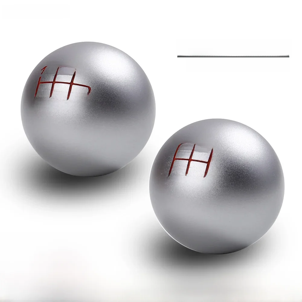 Nowa gałka dźwigni zmiany biegów 5/6 biegów matowy kształt kuli do Honda Civic FD2 FN2 EP3 TYPE R DC2 DC5 Fit City Shifter Knob M10x1.5 — zdjęcie 2