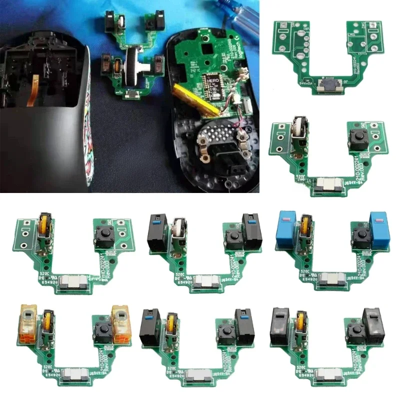 1 zestaw części do naprawy myszy Przycisk mikroprzełącznika myszy Płyta główna do Logitech G Pro X Superlight Button Board — zdjęcie produktu 7