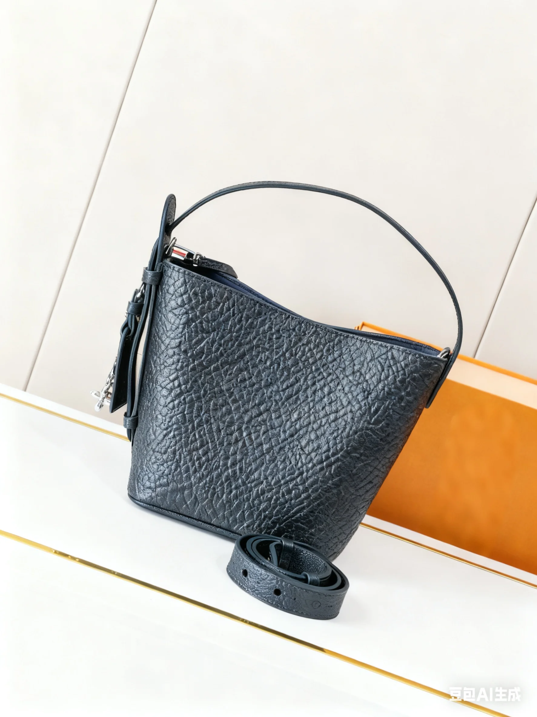 

2025 New and Fashionable Canvas Chain Flip-top Single-shoulder Crossbody Men's Bag