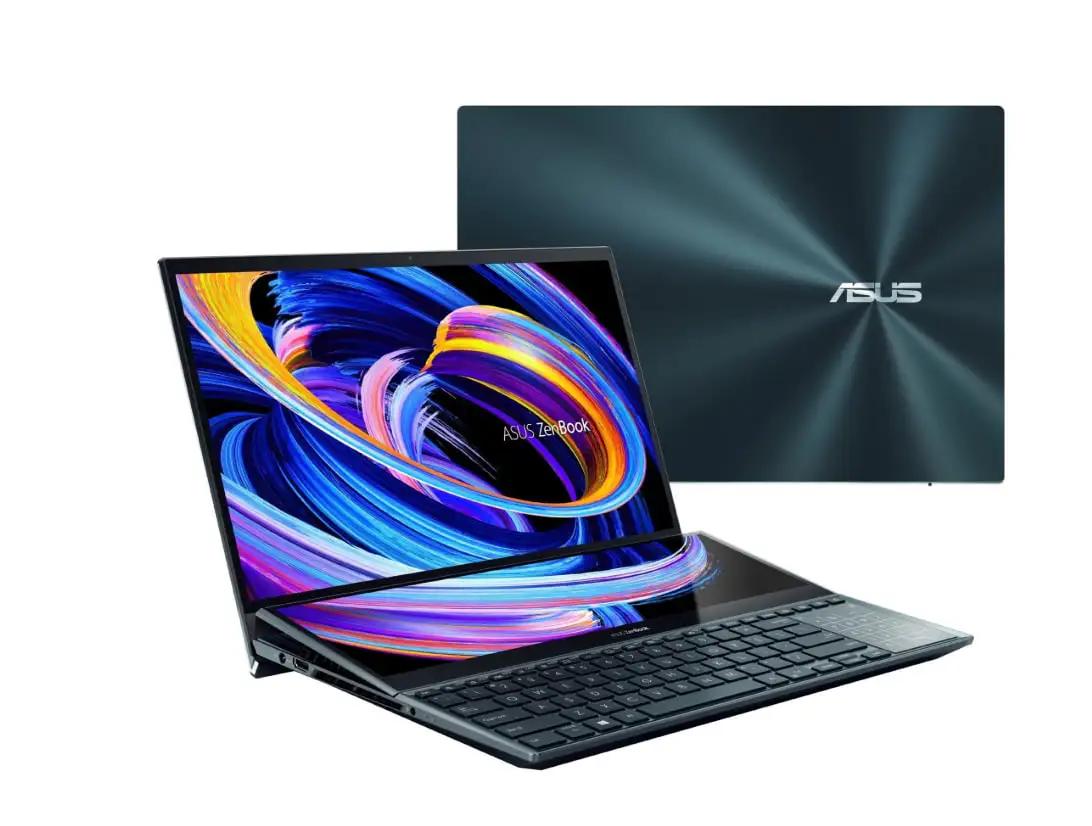 صفقة ساخنة-ASUS-ZenBook-Pro-Duo-15-UX582-UX582HM-XH96T-15.6 "شاشة تعمل باللمس-الكمبيوتر المحمول-4K UHD-3840 x 2160- Intel-Core i9-11th Gen-i9