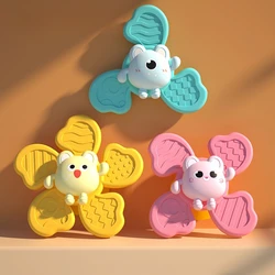 3 Stuks Pop Zuignap Spinner Speelgoed | Nieuwigheid Spinning Tops Speelgoed | Sensorisch Babybadspeelgoed Voor Peuters 1-3 | Verjaardagscadeau Voor Baby 'S