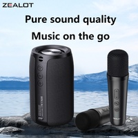 ZEALOT S32M 10W Portable Wireless Speaker with Built-in Microphone, 1800mAh Battery for Up to 10 Hours Playtime.