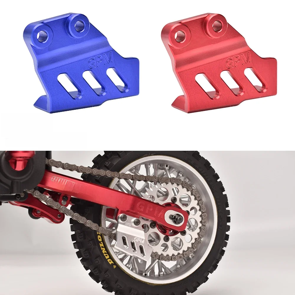 Gpm Metaallegering 7075 Kettingbeschermers Beschermer Los264000 Voor Losi 1/4 PROMOTO-MX Motorfiets Los06000 Los06002 Upgrade Accessoires - afbeelding 2