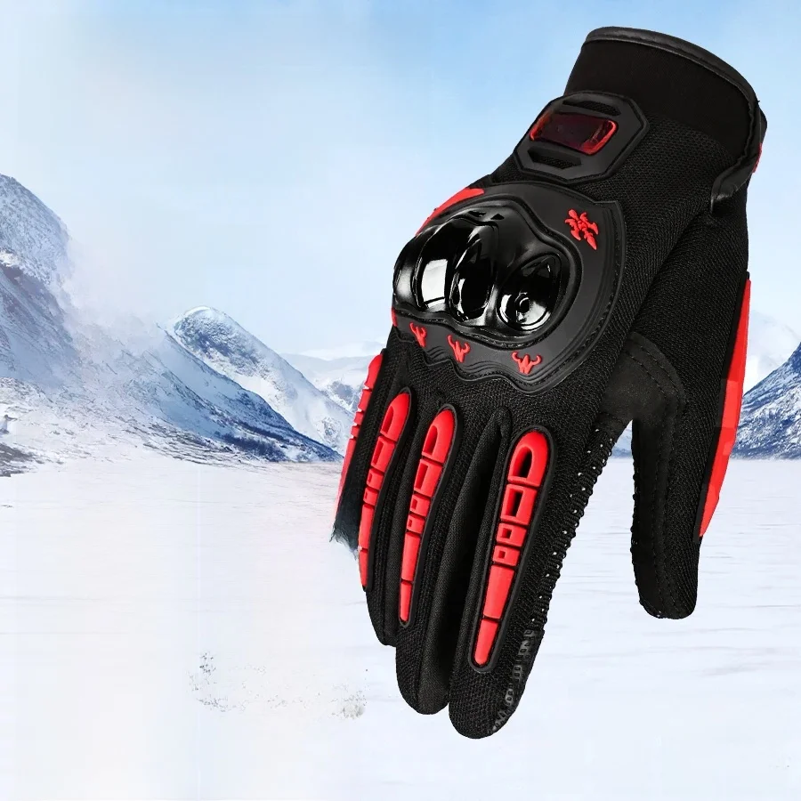 AliExpress Winter Hunting Gloves Men's  Cycle Cycling Mittens Full Palm Non-slip Unisex MTB Biking Tactical Gloves Touch The Screen Design
