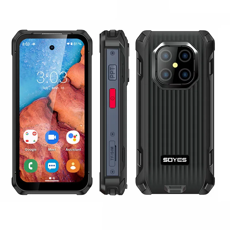 SOYES MAXo Rugged Mini Smartphone 6GB+128GB 3.88 Inch Octa Core Android 12 Dual Cards 4G Mini Mobile Phones 3000mAh Flashlight