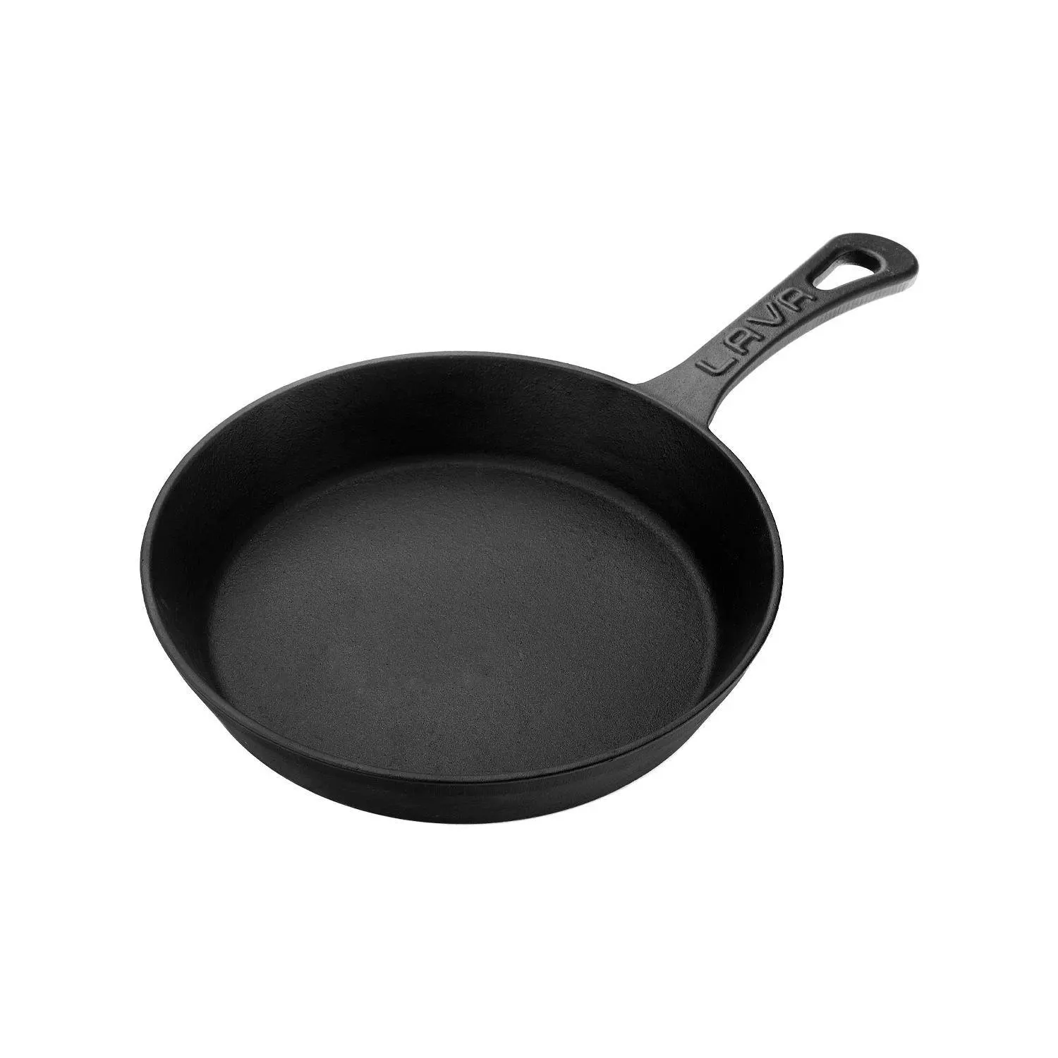 

Lava Cast Iron Round Frying Pan with Handle | 20 cm Diameter | Enamel Coated, Heavy-Duty Griddle | Oven & Stovetop Safe