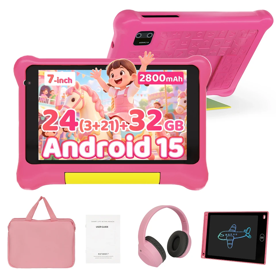 7 Inch Kids Tablet Educational Learning Bundle