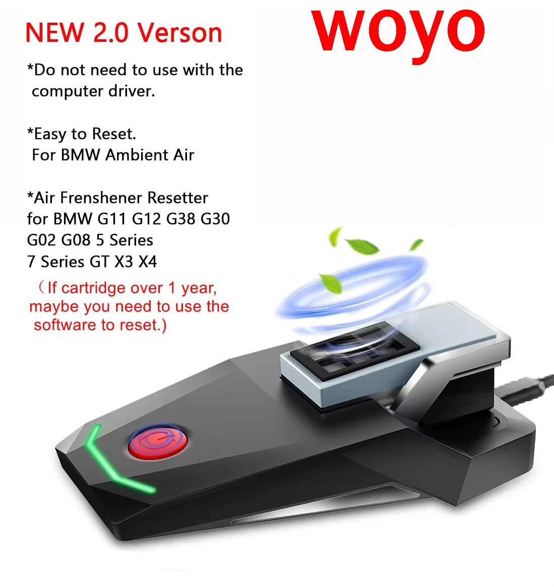 WOYO R3 Aroma Activator for BMW X3X5X7 Air Resetter Car Air Freshener Fragrance Smart Box Chip Activator Tool