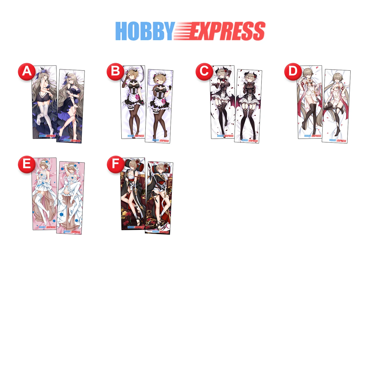 Hobby Express Anime Dakimakura Japanese Otaku Life Size Doublesided Hugging Body Pillow Cover Doublesided Print Rita Rossweisse