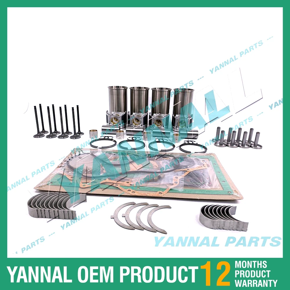 For Yanmar Marine Pleasure Engine Parts 4JH4E 4JH5E Overhaul Rebuild Kit