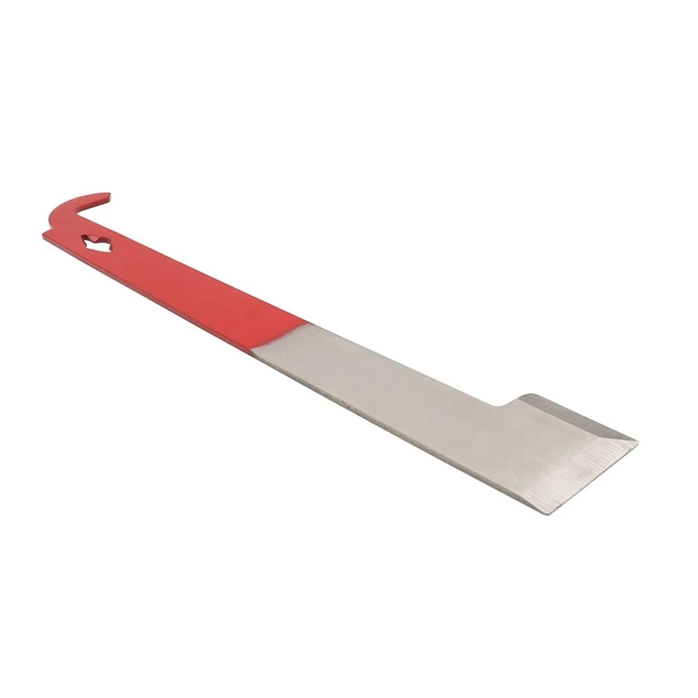 2PCS 27cm Apiculture Stainless Steel Frame Lifter and Scraper J Shape Hook Hive Tool Hook Pry Bar Beekeeping Equipment