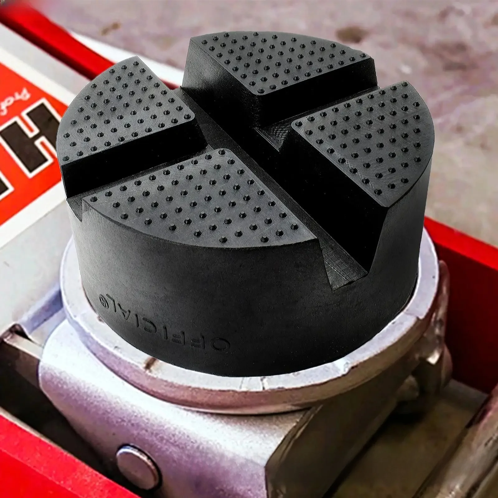 Adaptateur universel de coussretours de cric à fente croisée en caoutchouc pour voiture, protecteur de rail de cadre de disque de sol, soudure par pincement, châssis latéral, chariot