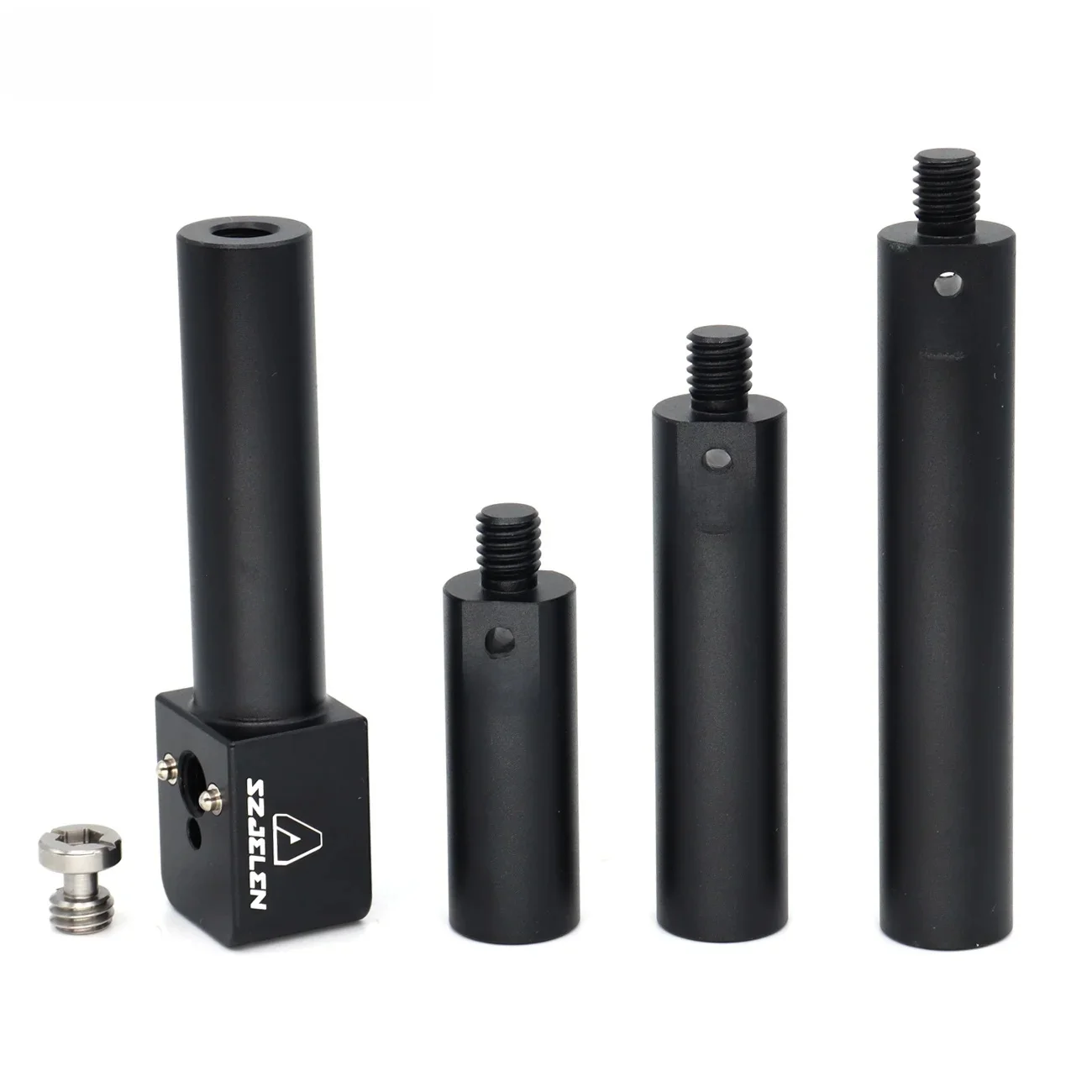 Support de montage sur poteau de 19 mm avec vis 3/8, goupille de positionnement élastique anti-torsion, 4 sections de longueur pour correspondre à ARRI RED Sony