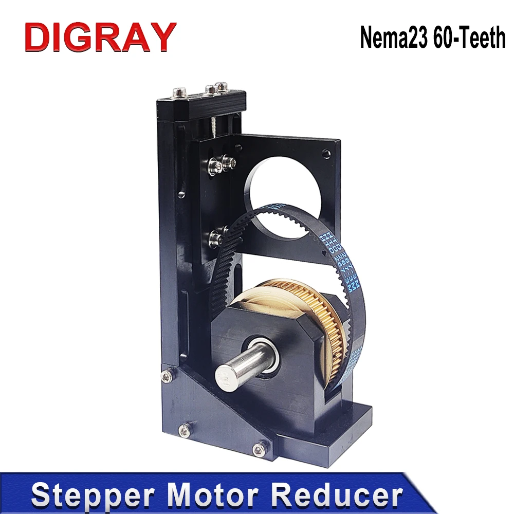 

DIGRAY Stepper Motor Reducer Nema23 60 Tooth Y-Axis Motor Mount for CO2 Laser Cutting and Engraving Machines.