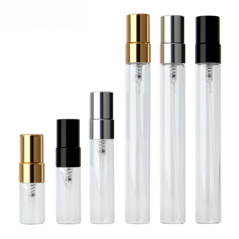 100 stks/partij 2 ml/3 ml/5 ml/10 ml Hervulbare Parfumflesje Lege Spray Fles Verstuiver parfumflesjes - afbeelding 2