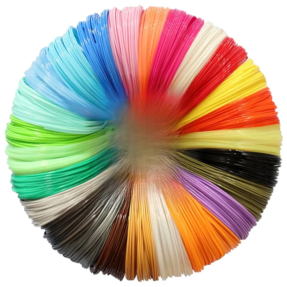 10/20/30 kleuren 3D-penfilament 1,75 mm PLA, elke kleur 16,4 voet (5 m), totaal 492 voet (150 m) 3D-penfilament, willekeurige kleur - afbeelding 2