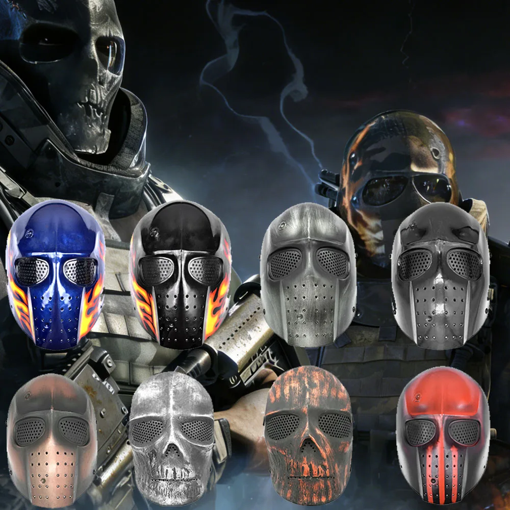 

Full Face Airsoft Mask, Tactical Wargame Mask ,for Masquerade Halloween Cosplay, Movie Props Other Outdoor Activities