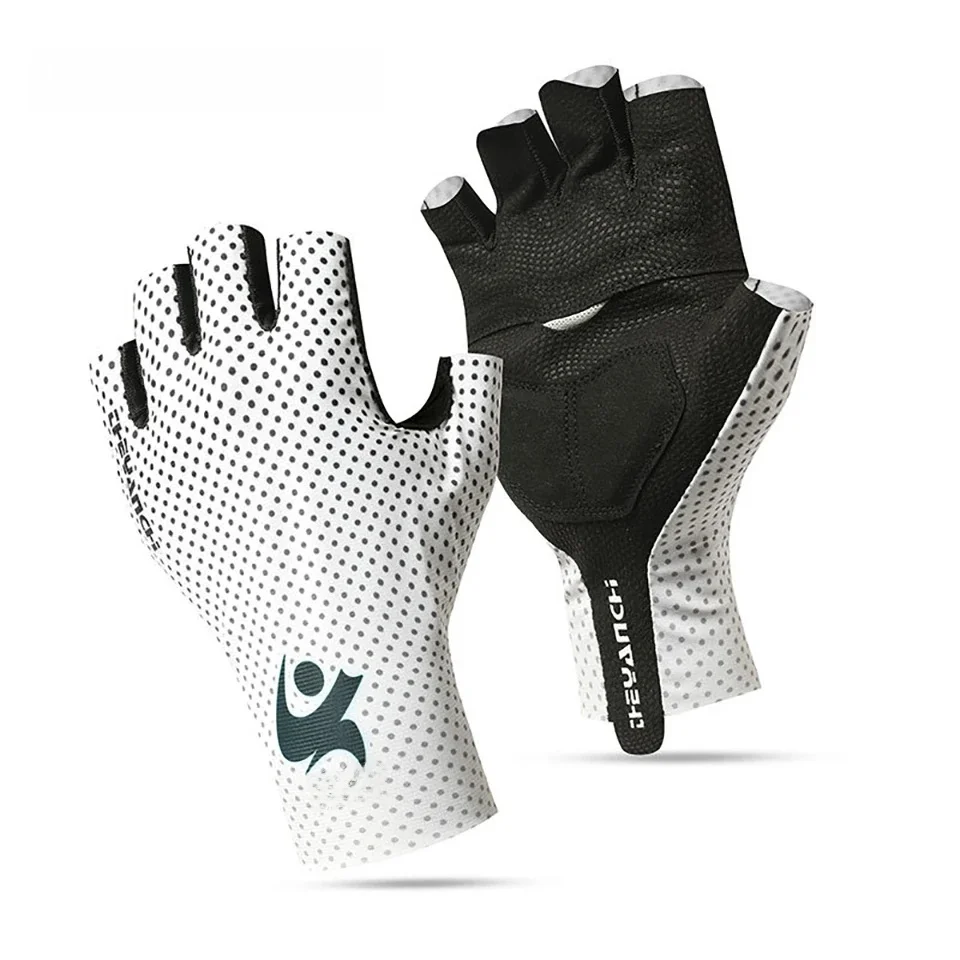 AliExpress loogdeel Cycling Gloves Men Women Summer Outdoor Sports Fishing Anti Slip Breathable Half Finger Bicycle Fitness MTB Bike Gloves Unisex