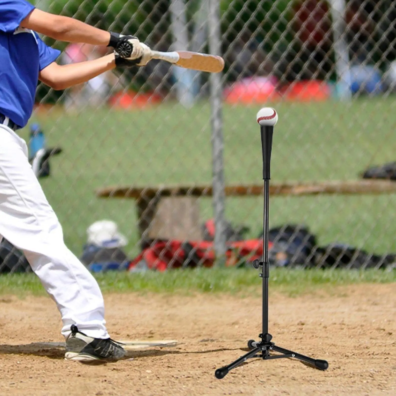 

Складная бейсбольная футболка для ватина, штатив, регулируемая футболка-штатив для тренировки ударов, портативная для взрослых и детей, начинающих