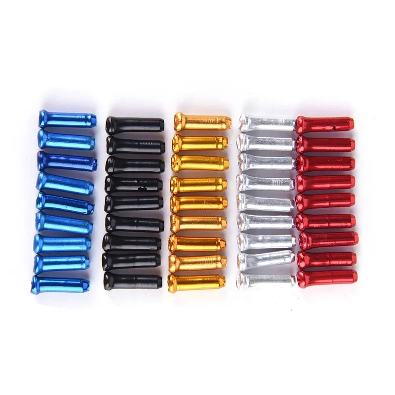 AliExpress 10PCS 4Colors Brake Wire End Cap Cable Parts Aluminum MTB Bicycle Bike Line Core Cap Cover Gear Shift Brake