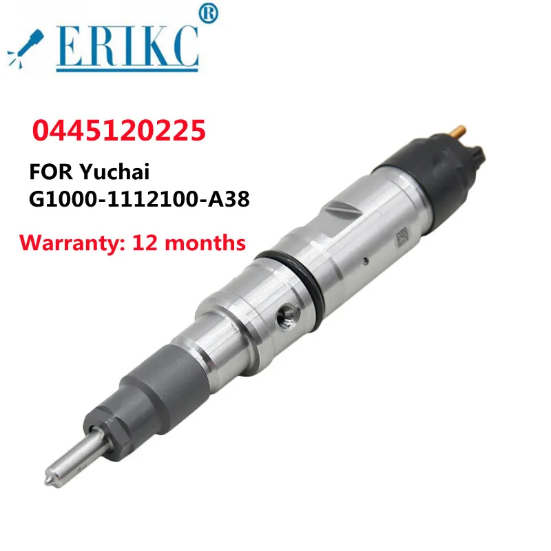 

ERIKC 0445120225 Common Rail Injector Assembly 0 445 120 225 FOR Yuchai G1000-1112100-A38 0445 120 225