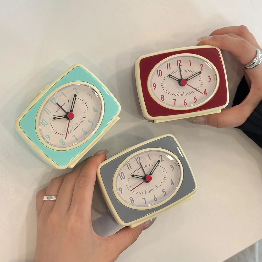 Rest Factory Vintage table clock Alarm Clock mini house gift table top interior accessories