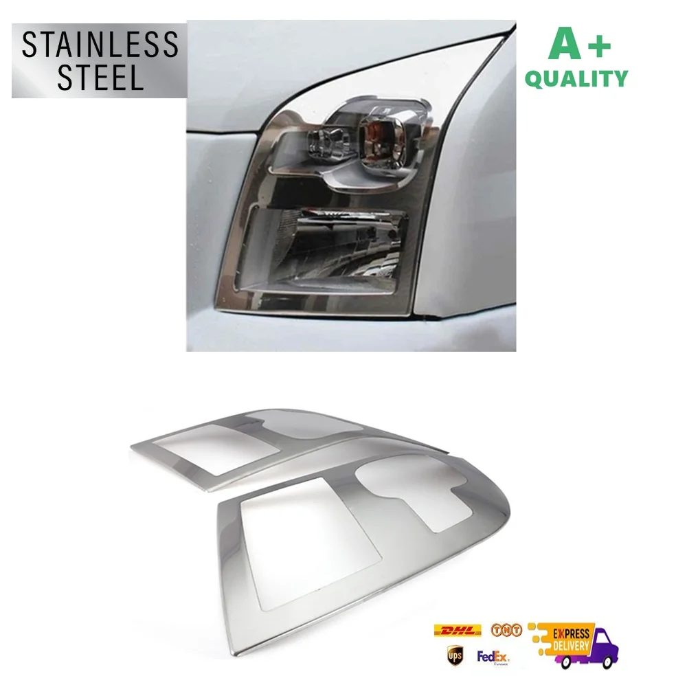 

For Ford Transit Chrome Headlight Frame 2 Pcs. Models 2003-2013. Stainless Steel. A + Quality. Car Tuning