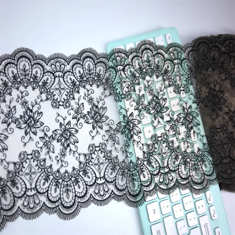 

Vintage Embroidery Nudy Tulle Lace Trim DIY Lingerie Sewing Fabrics Mesh Lace Fabrics Dress Needle Works