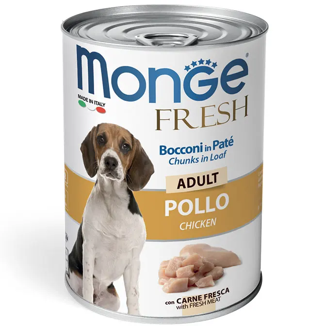 Monge Fresh Cane Patè 400Gr Pollo