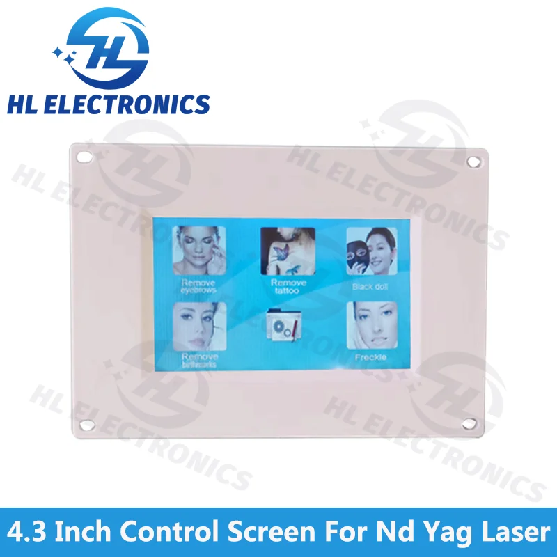 Tela de controle para Nd Yag Laser Tattoo Removal Machine, 4,3 polegadas